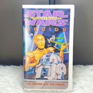 Vtg Star Wars Droids The Pirate & The Prince VHS